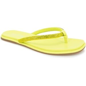 Kenneth Cole Reaction Yellow Rhinestone Women's Sandals